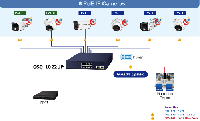 POE++ 8ポート ギガビット スイッチングハブ　BTx2 ATx4 UPx2 SFPx2